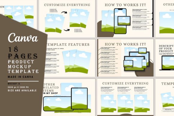 Download Seller Mockup Template Canva - Mockup template Collection