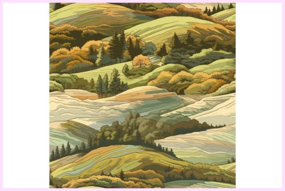 Download Rolling Hills Seamless Pattern - Rolling hills Collection