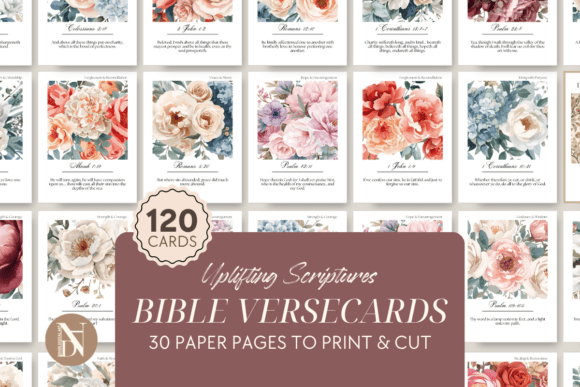 Download 120 Printable Scripture Cards Bundle - Print Collection