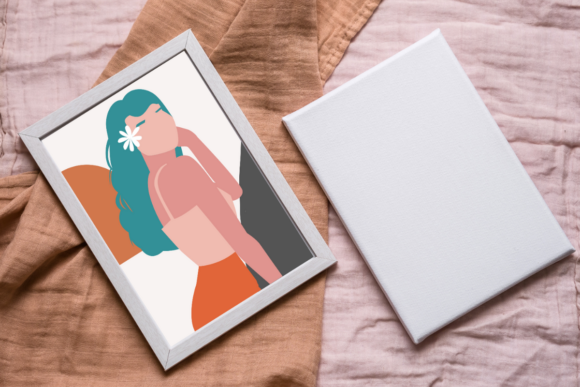 Download Feminine Abstract Wall Art Digital Print - Print Collection