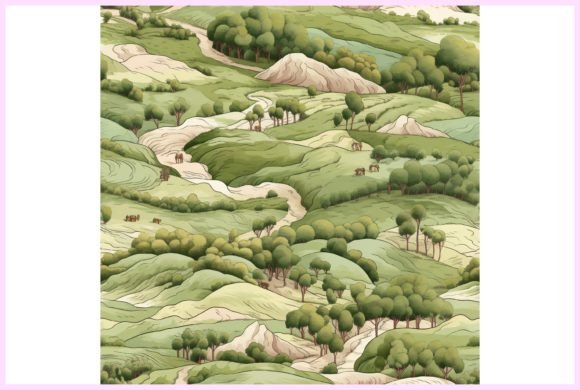 Download Rolling Hills Seamless Pattern - Premium Resources
