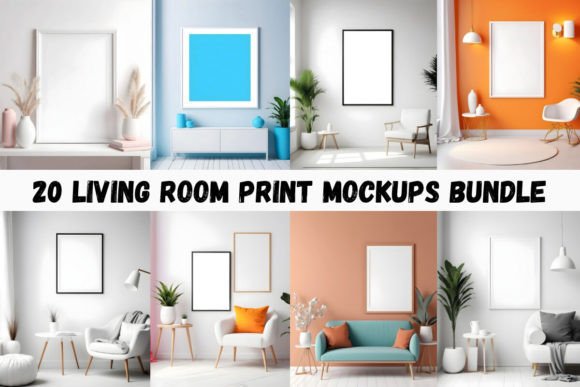 Download Art Print Mockups Bundle - Print Collection