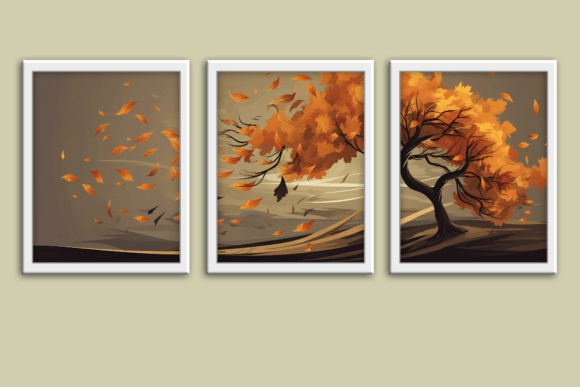Download Fall Tree Panorama Gallery Wall Prints - Print Collection