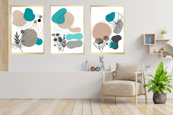Download Boho Wall Art Set of 3 Prints - Print Collection