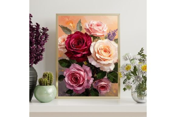 Download Romantic Rose Wall Art Print - Print Collection